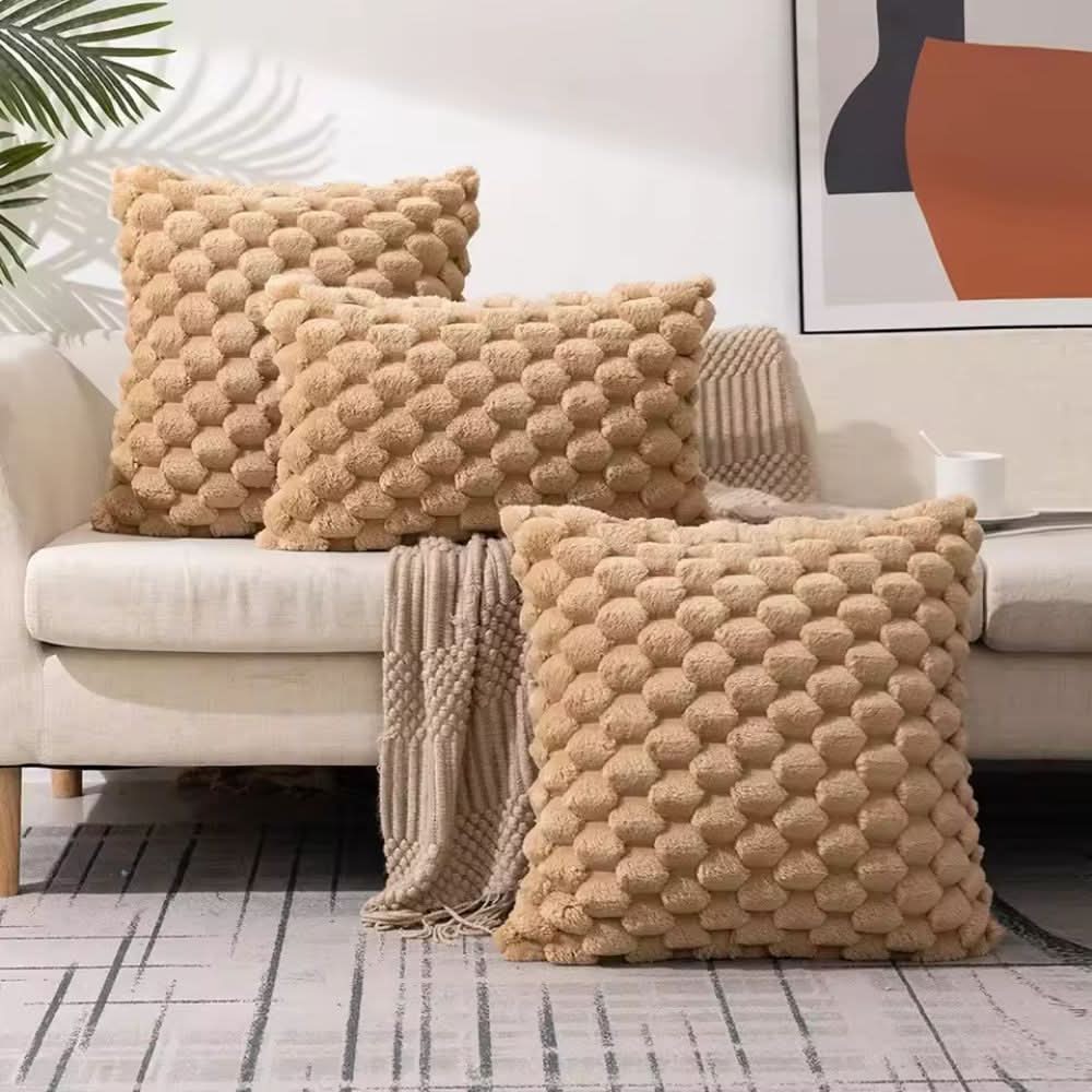 Soft Plush Cotton Cushion Cover