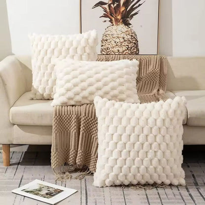 Soft Plush Cotton Cushion Cover