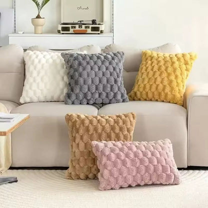 Soft Plush Cotton Cushion Cover