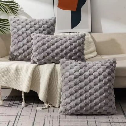 Soft Plush Cotton Cushion Cover