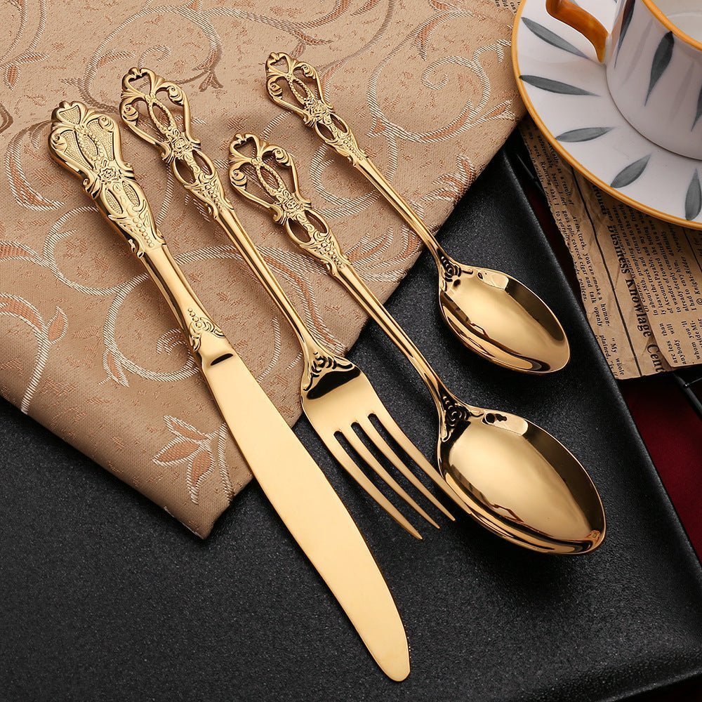 Premium Silverware Stainless Steel Utensil Set - Yeezlab