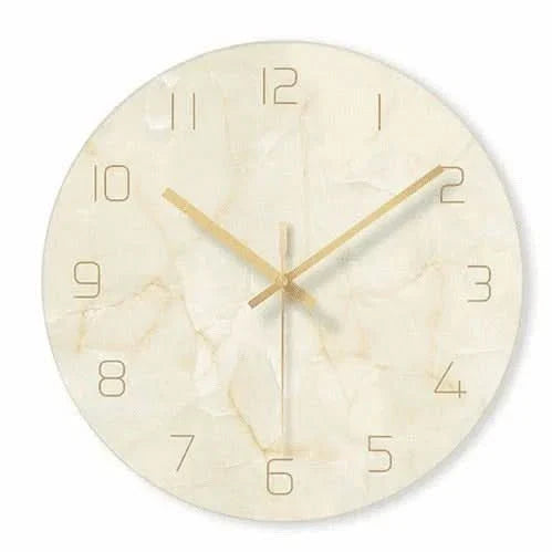 Luxury Marble Effect Wall Clock