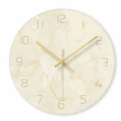 Luxury Marble Effect Wall Clock