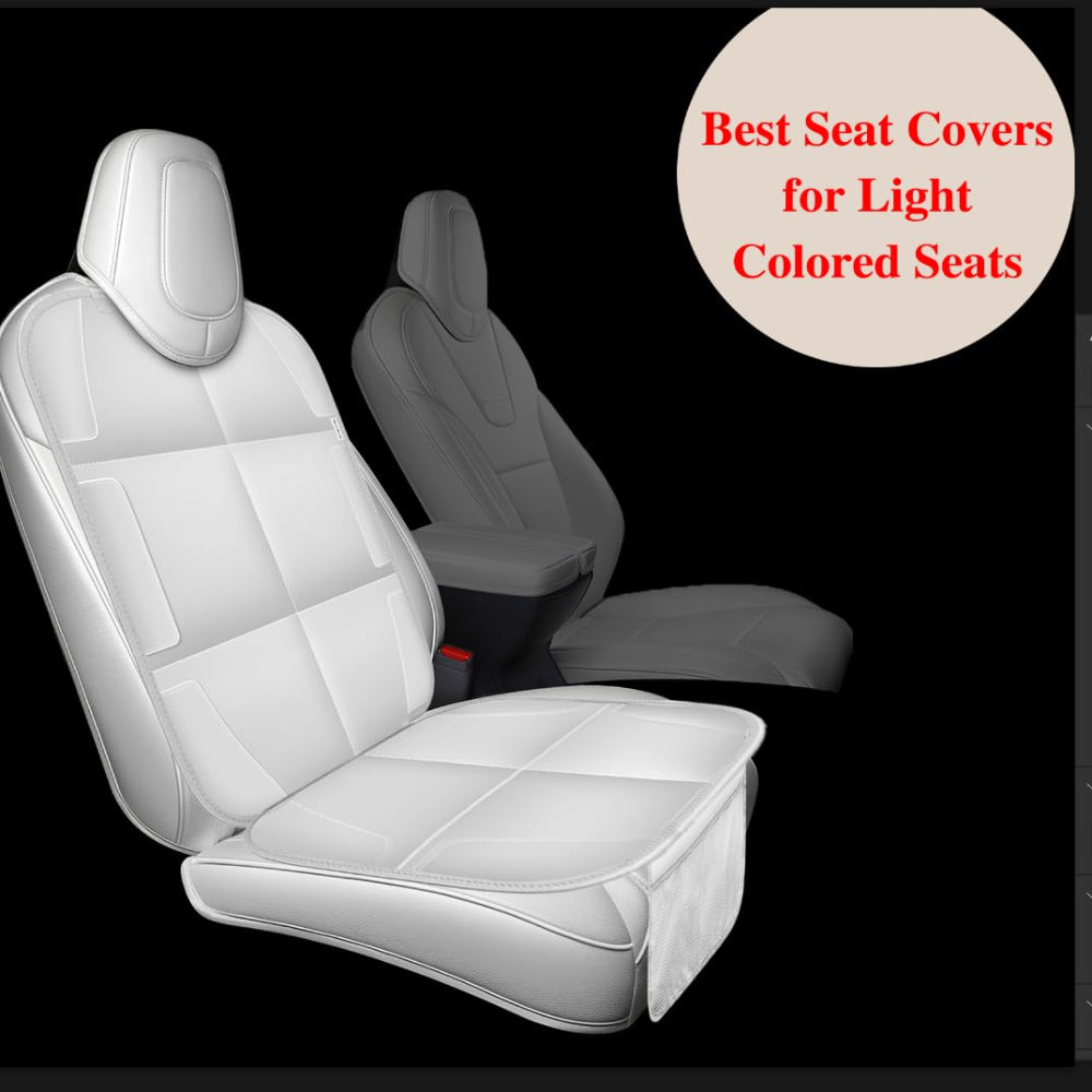 Premium Car Seat Leather Cover Waterproof Non Slip Pad