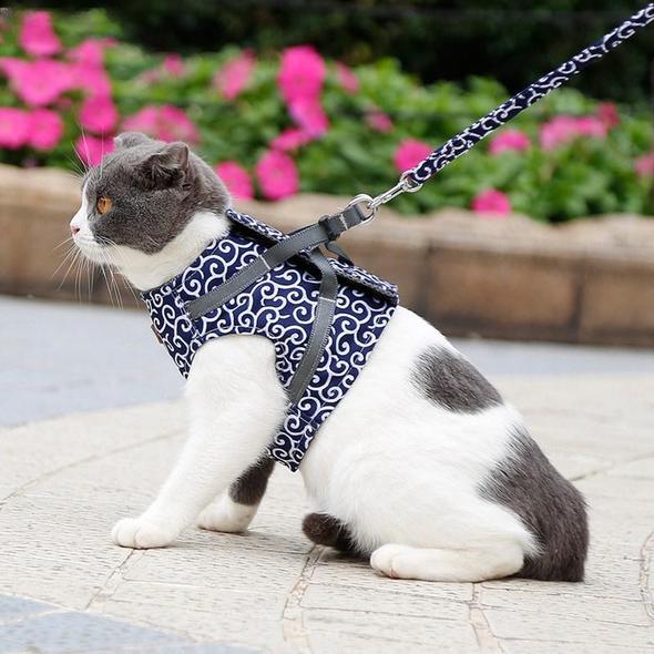 Yeezlab | Pet Vest Harness and Leash Set for Walking Cats
