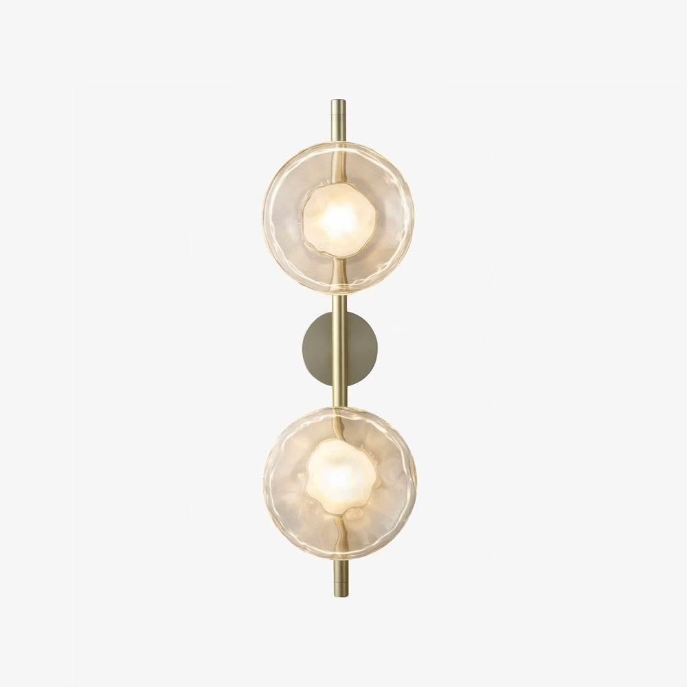 Minimalist Round Glass Wall Light