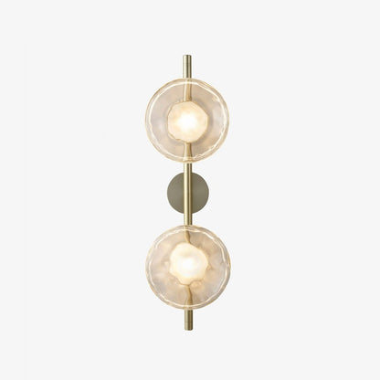 Minimalist Round Glass Wall Light