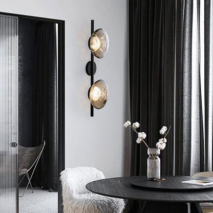 Minimalist Round Glass Wall Light