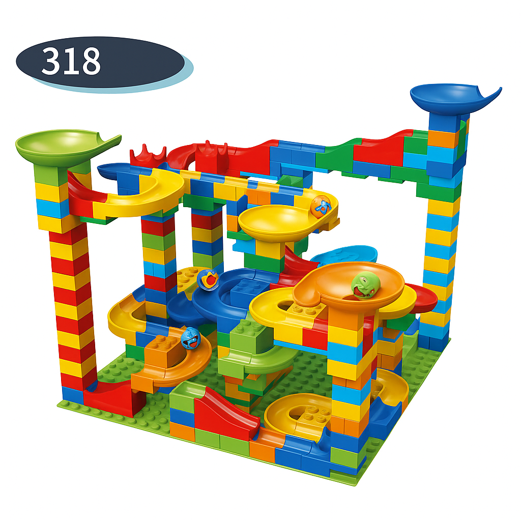Marble Run Building Blocks Set For Kids