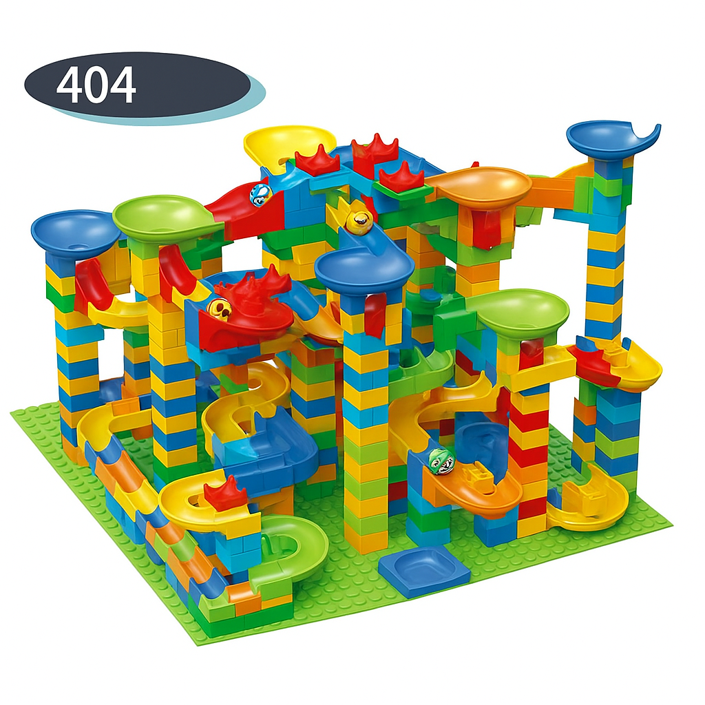 Marble Run Building Blocks Set For Kids
