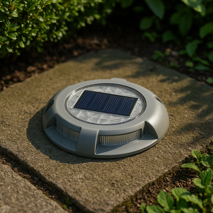 4PCS Outdoor Solar LED Driveway and Deck Lighting