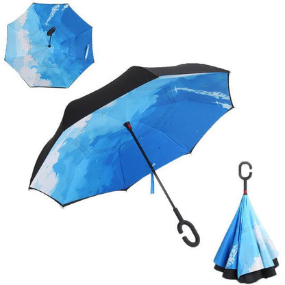 Windproof Automatic Folding Rain Umbrella