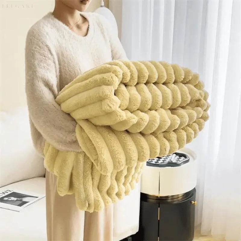 Ultra Soft Fleece Throw Blanket Warm Cozy