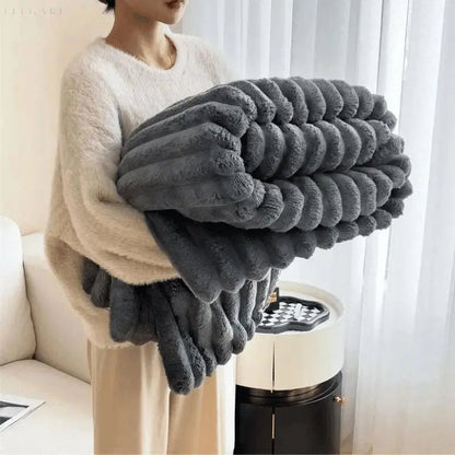 Ultra Soft Fleece Throw Blanket Warm Cozy