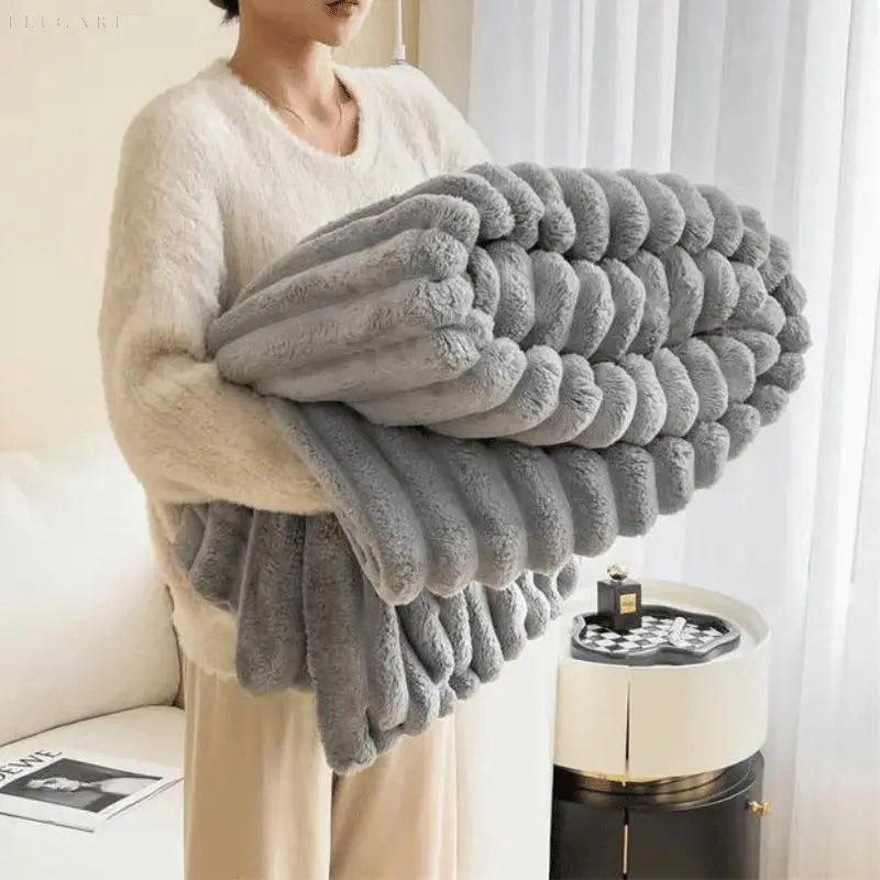 Ultra Soft Fleece Throw Blanket Warm Cozy
