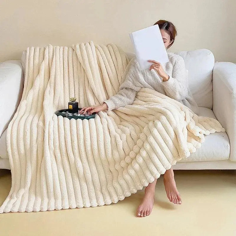 Ultra Soft Fleece Throw Blanket Warm Cozy - Yeezlab