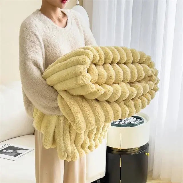 Ultra Soft Fleece Throw Blanket Warm Cozy