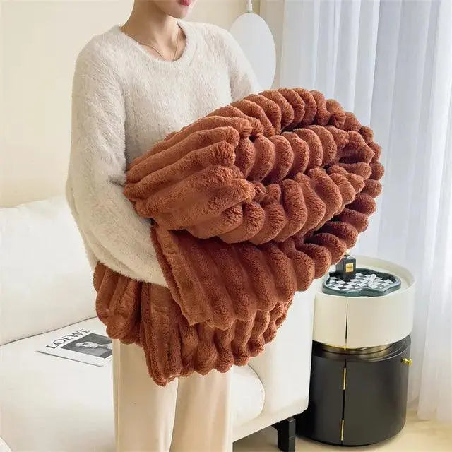 Ultra Soft Fleece Throw Blanket Warm Cozy