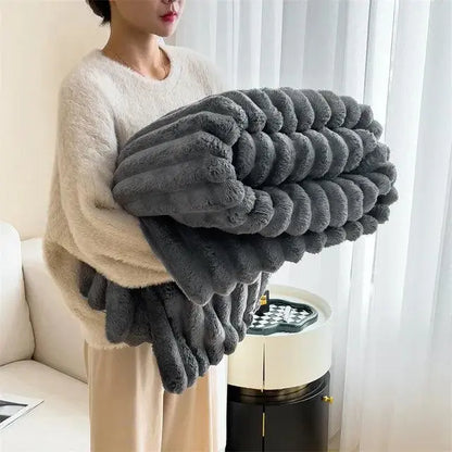 Ultra Soft Fleece Throw Blanket Warm Cozy