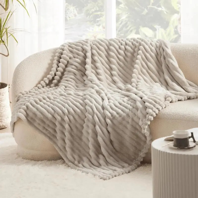 Ultra Soft Fleece Throw Blanket Warm Cozy