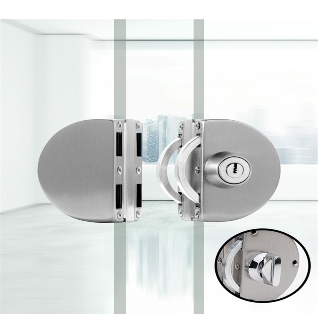 Secure Sliding Glass Door Lock Stainless Steel