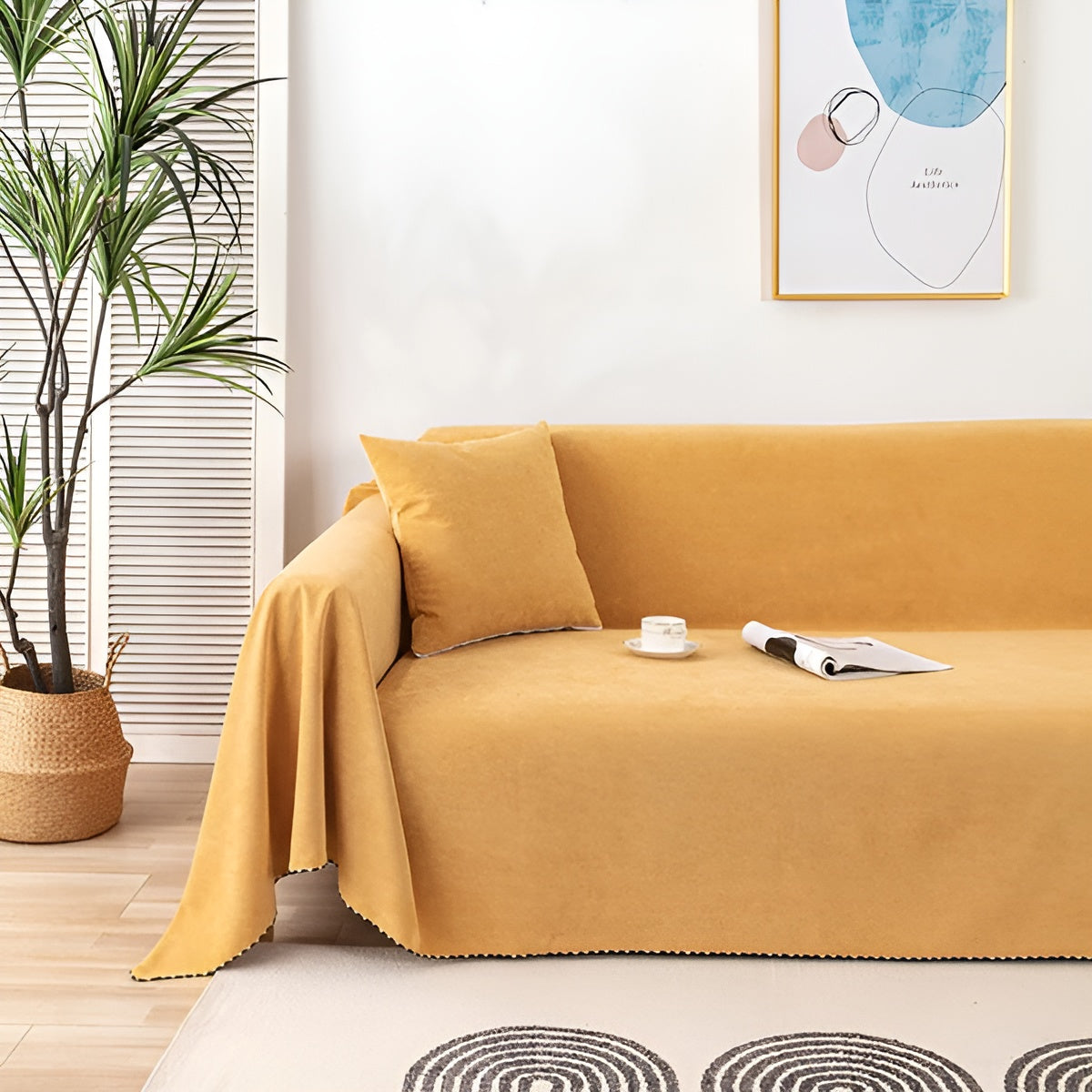 Soft Waterproof Reversible Pet Blanket Throw