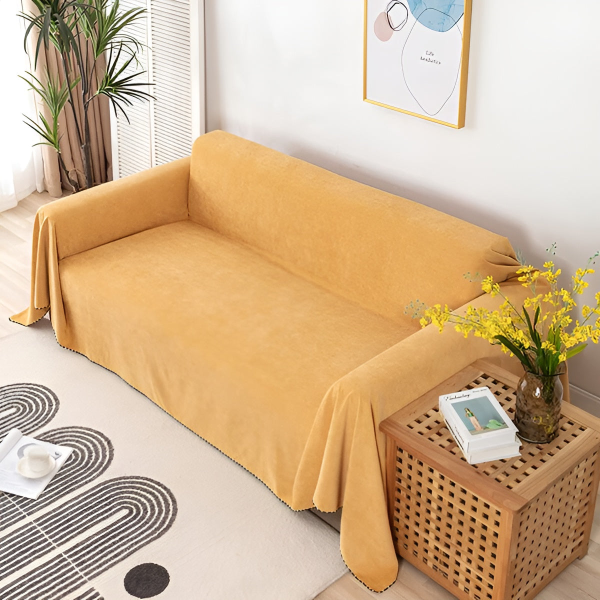 Soft Waterproof Reversible Pet Blanket Throw