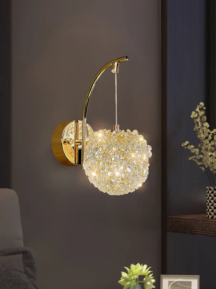Elegant Glass Wall Light Fixture