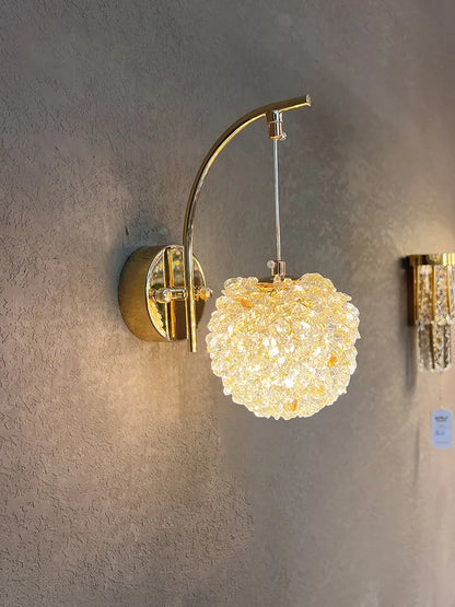 Elegant Glass Wall Light Fixture