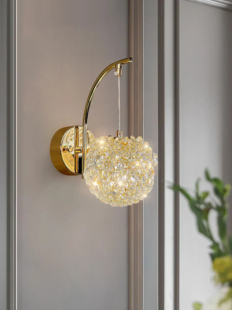 Elegant Glass Wall Light Fixture