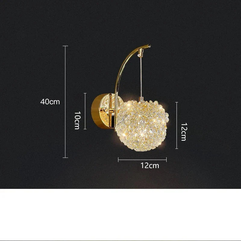 Elegant Glass Wall Light Fixture