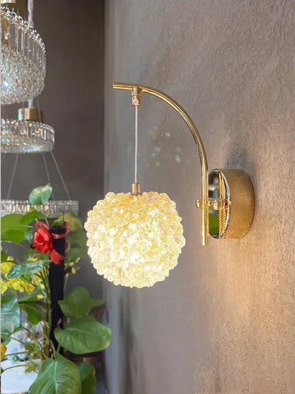 Elegant Glass Wall Light Fixture