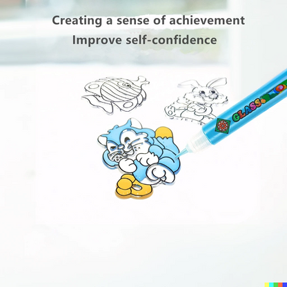 Easy Christmas Glass Art Painting Kit