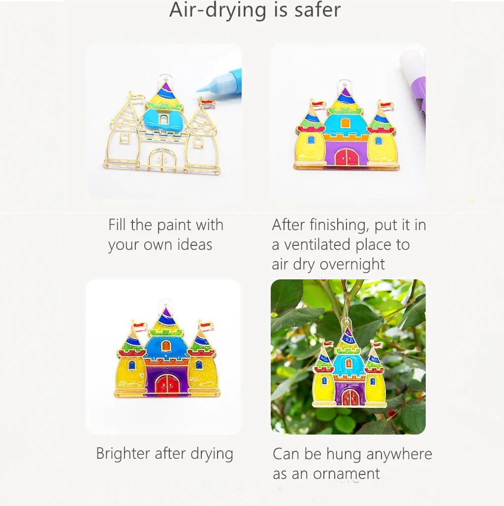 Easy Christmas Glass Art Painting Kit