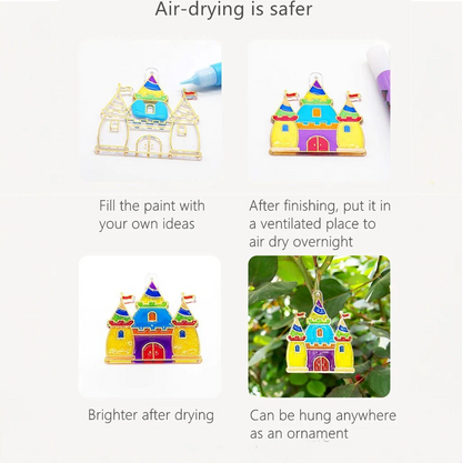 Easy Christmas Glass Art Painting Kit