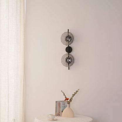 Minimalist Round Glass Wall Light