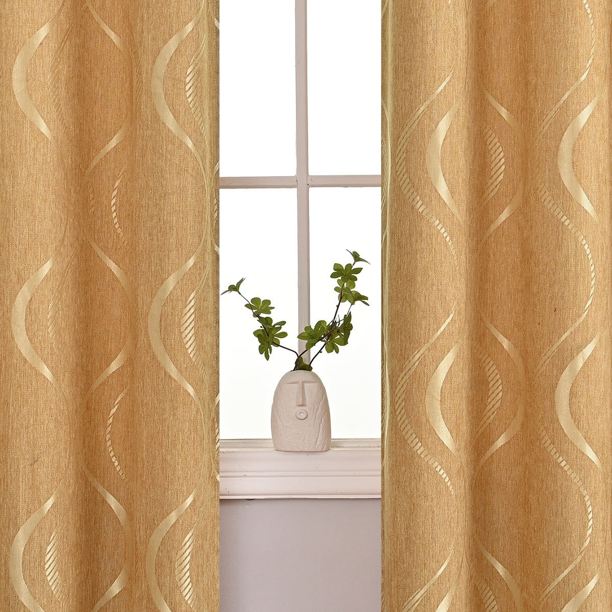 Beautiful Soft Floral Pattern Curtains