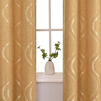 Beautiful Soft Floral Pattern Curtains