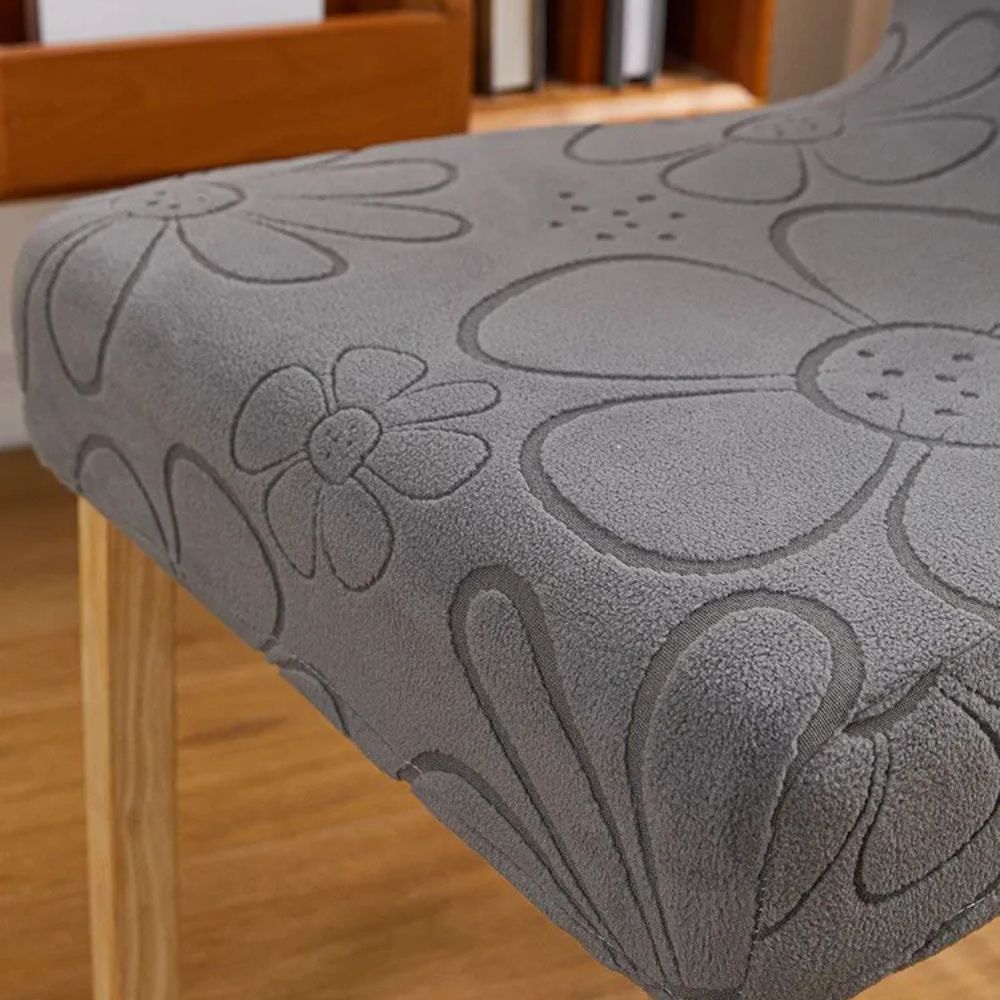 Stretchy Floral Dining Chair Protector