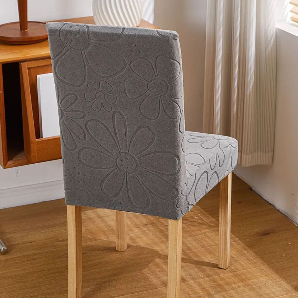 Stretchy Floral Dining Chair Protector
