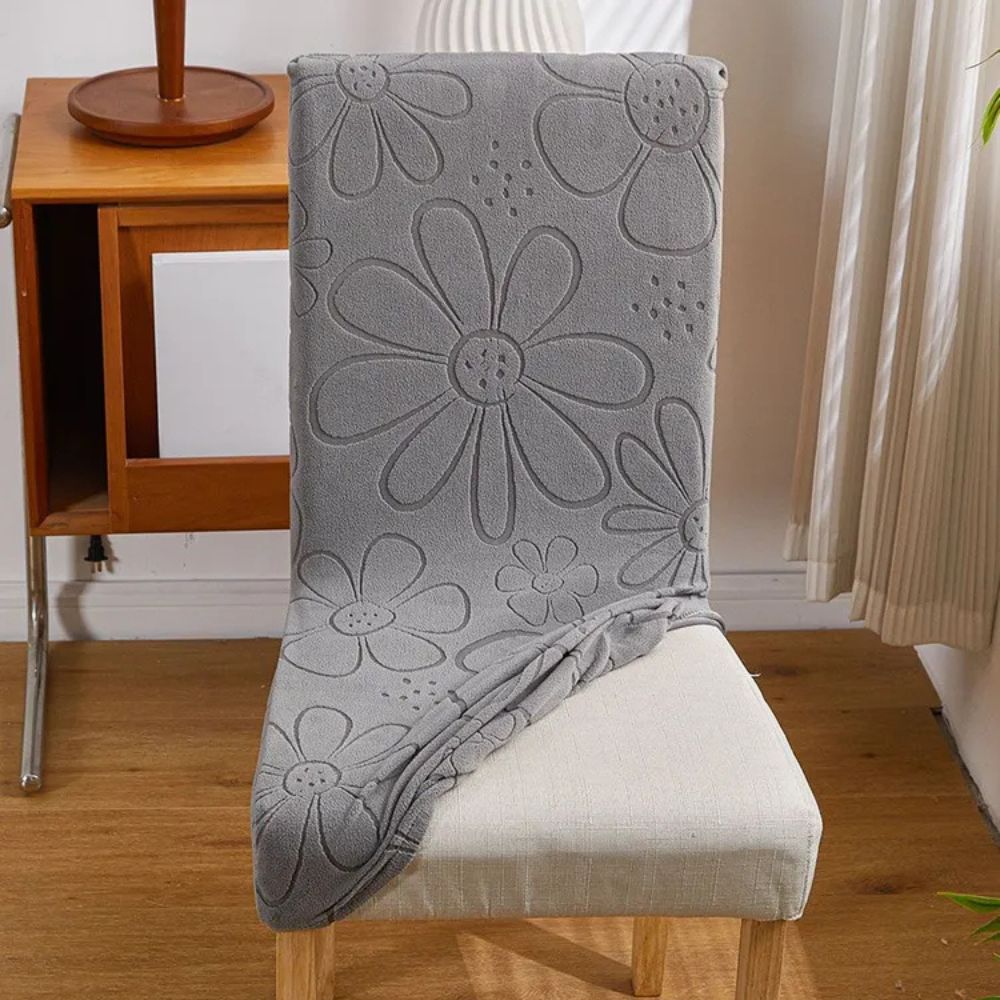 Stretchy Floral Dining Chair Protector