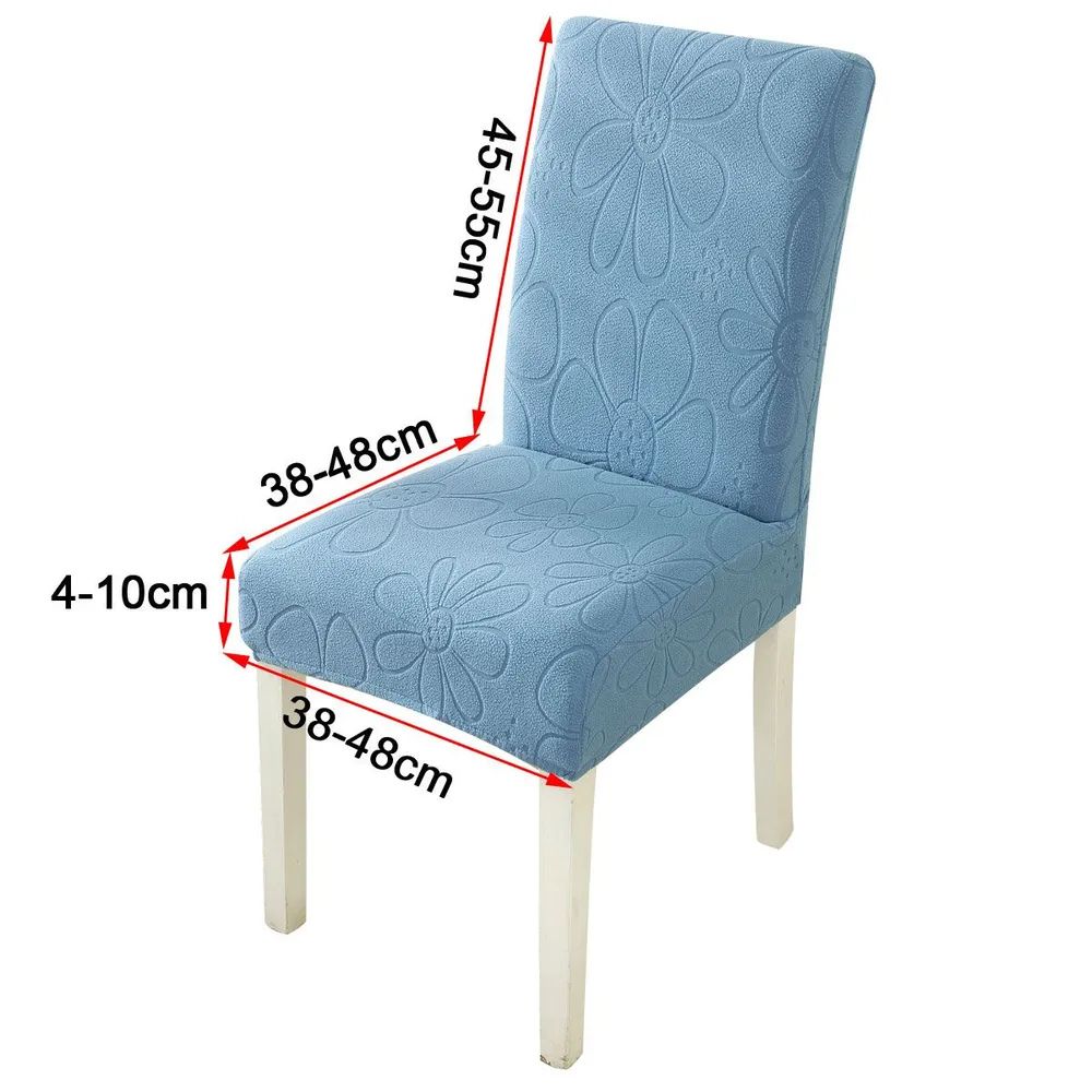 Stretchy Floral Dining Chair Protector - Yeezlab