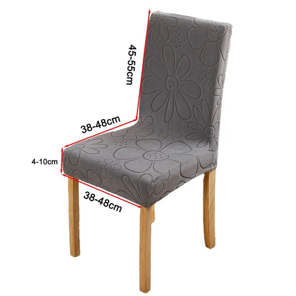 Stretchy Floral Dining Chair Protector