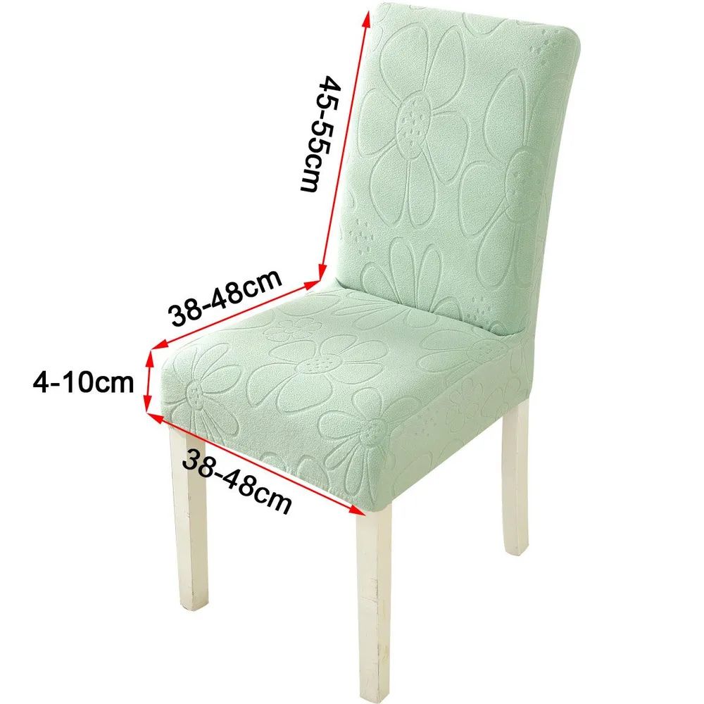 Stretchy Floral Dining Chair Protector