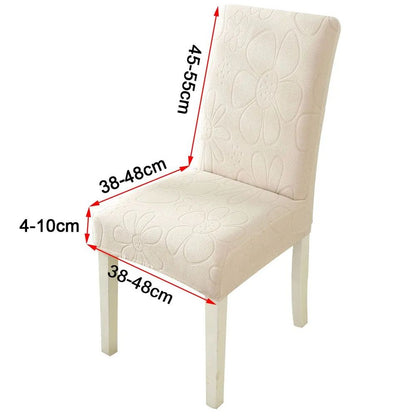 Stretchy Floral Dining Chair Protector
