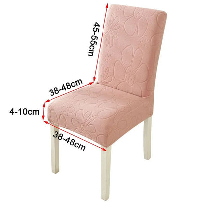 Stretchy Floral Dining Chair Protector
