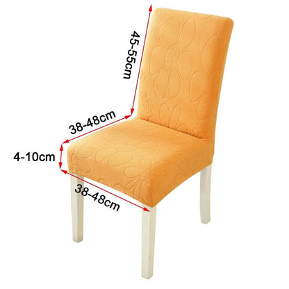 Stretchy Floral Dining Chair Protector