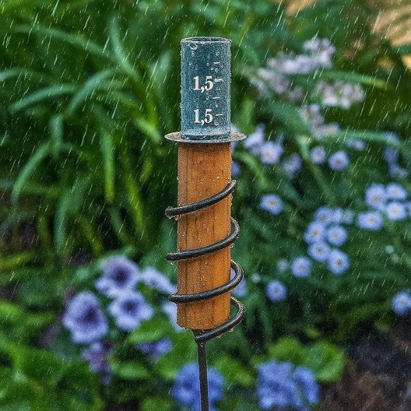 Accurate Copper Rain Gauge for Home Yard Water Measurement - Yeezlab