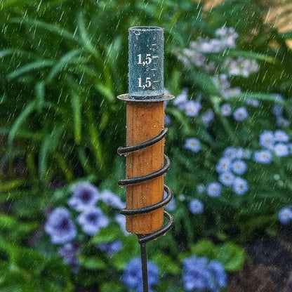 Accurate Copper Rain Gauge for Home Yard Water Measurement - Yeezlab