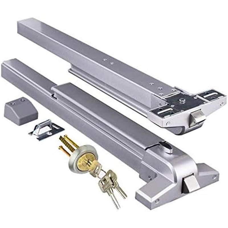 Secure Exit Door Push Bar with Outdoor Handle Lock - Yeezlab